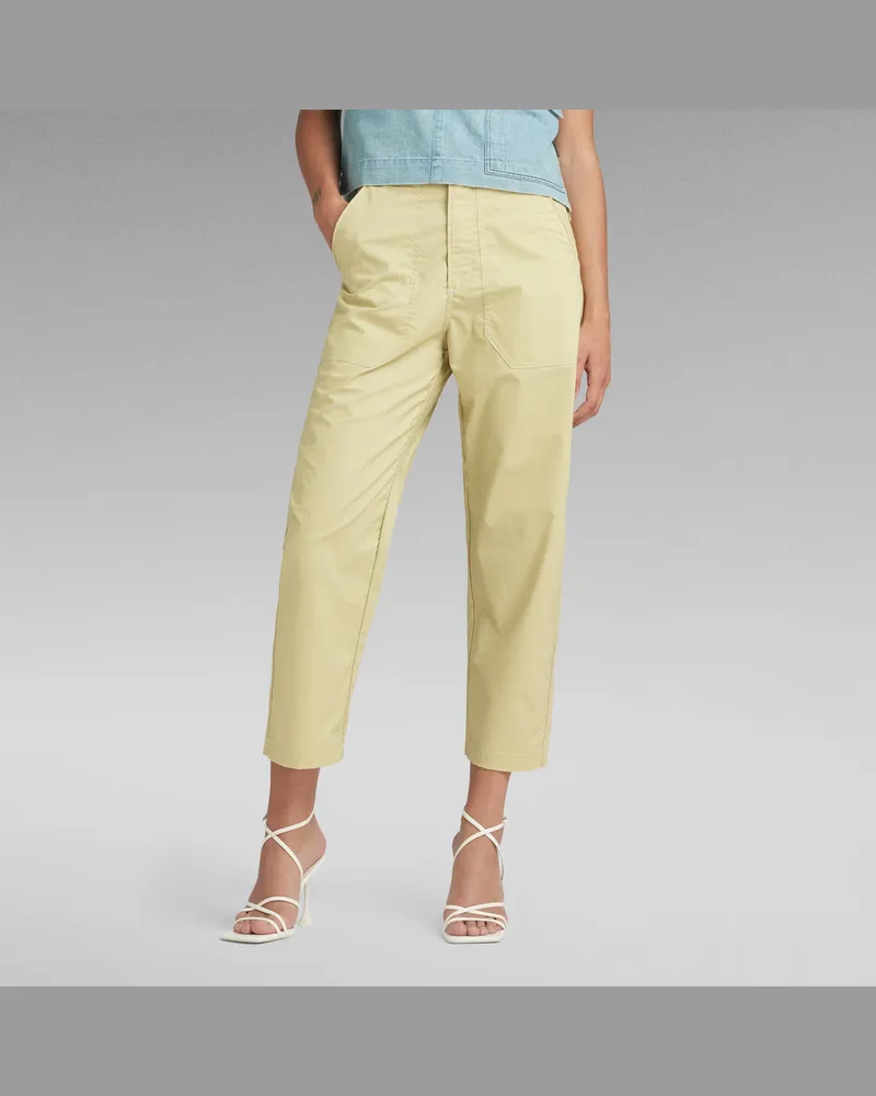 G-STAR RAW 3D Fatigue Boyfriend New Hose - Grün - Damen Grün