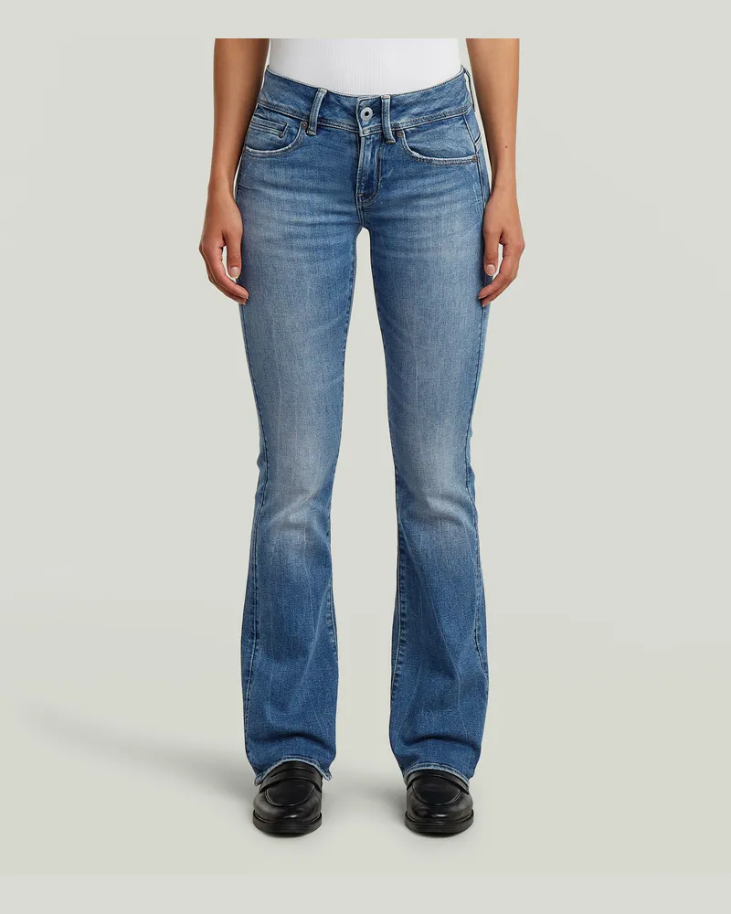 G-STAR RAW Midge Bootcut Jeans - Mittelblau - Damen Mittelblau