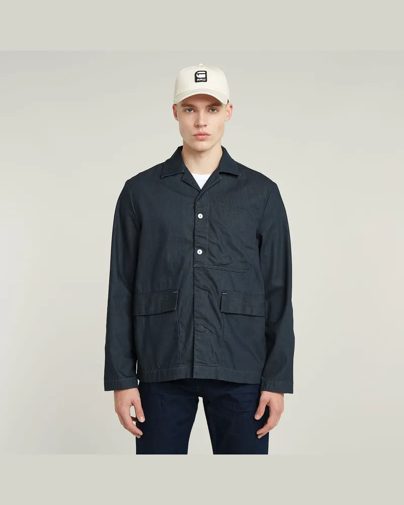 G-STAR RAW Marseille Blazer - Dunkelblau - Herren Dunkelblau