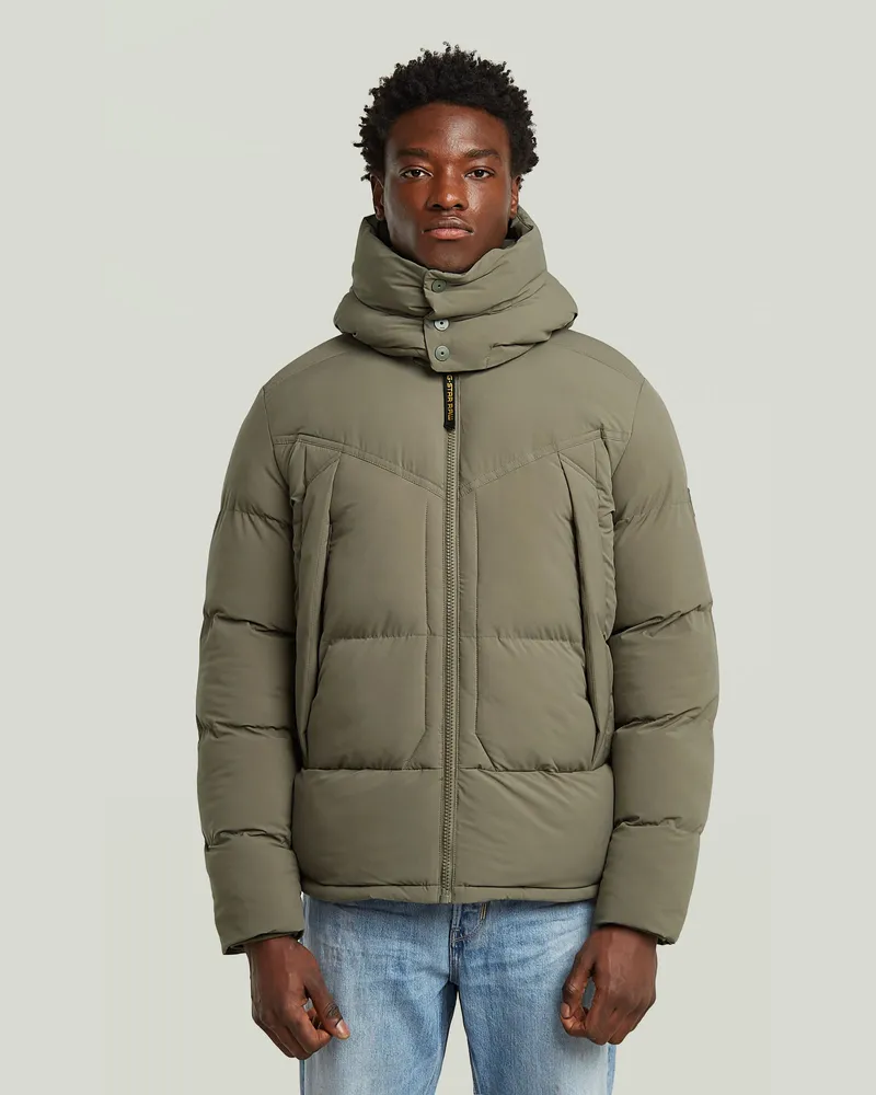 G-STAR RAW G-Whistler Padded Hooded Jacke 2.0 - Braun - Herren Braun