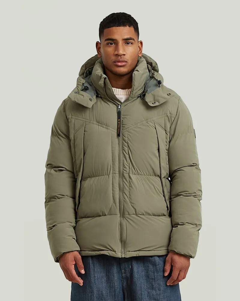 G-STAR RAW G-Whistler Padded Hooded Jacke 2.0 - Braun - Herren Braun