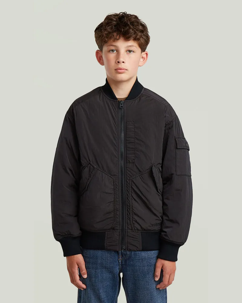 G-STAR RAW Boys Bomberjacke - Schwarz - jungen Schwarz