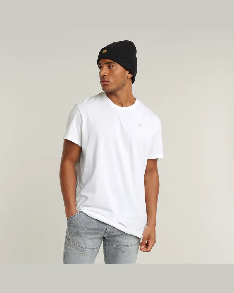 G-STAR RAW Base-S T-Shirt - Weiß - Herren Weiß