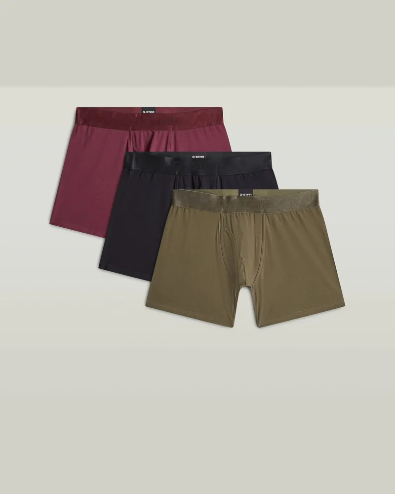 G-STAR RAW Boxer Brief 3er-Pack - Mehrfarbig - Herren Mehrfarbig