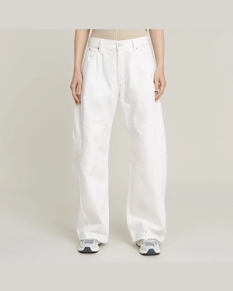 G-STAR RAW Bowey Barrel Jeans - Weiß - Damen Weiß