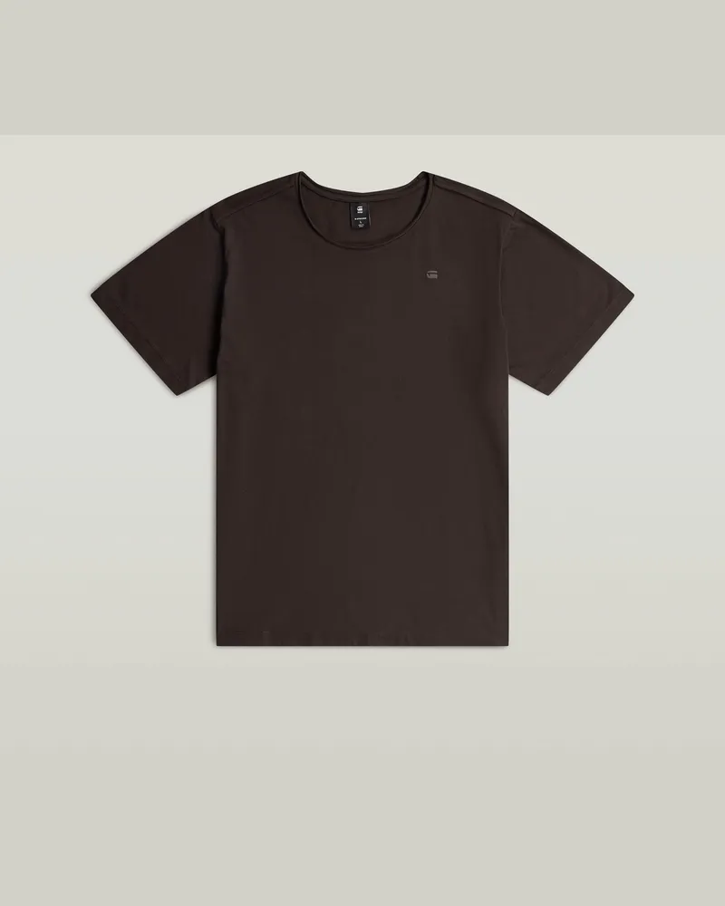 G-STAR RAW Essential Raw Neck T-Shirt - Braun - Herren Braun