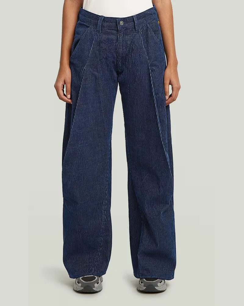 G-STAR RAW Contor Barrel Wide Chino Jeans - Dunkelblau - Damen Dunkelblau