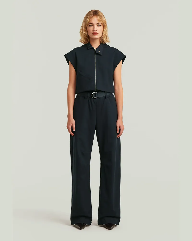 G-STAR RAW Soft Sculpt Jumpsuit - Dunkelblau - Damen Dunkelblau