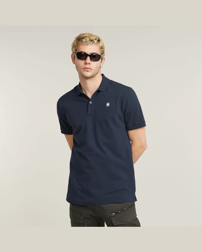 G-STAR RAW Dunda Slim Poloshirt - Dunkelblau - Herren Dunkelblau