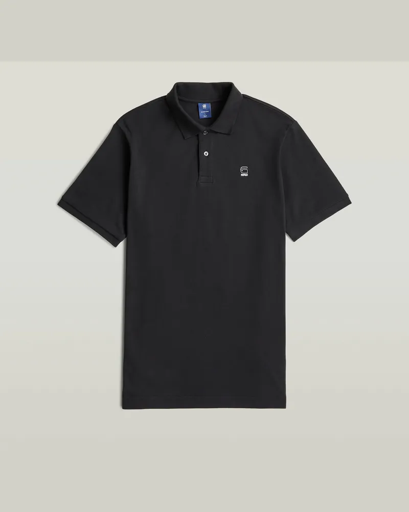 G-STAR RAW Oluv Polo - Schwarz - Herren Schwarz