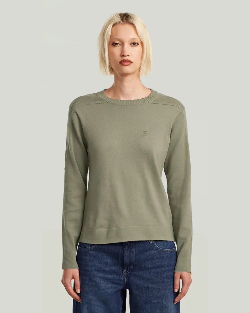 G-STAR RAW Core Knit - Grün - Damen Grün