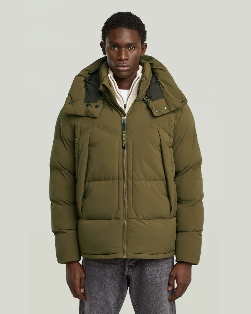 G-STAR RAW G-Whistler Padded Hooded Jacke 2.0 - Braun - Herren Braun