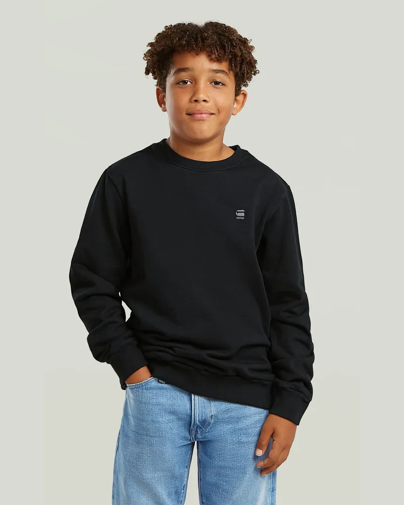 G-STAR RAW Boys Sweater Unbrushed - Dunkelblau - jungen Dunkelblau