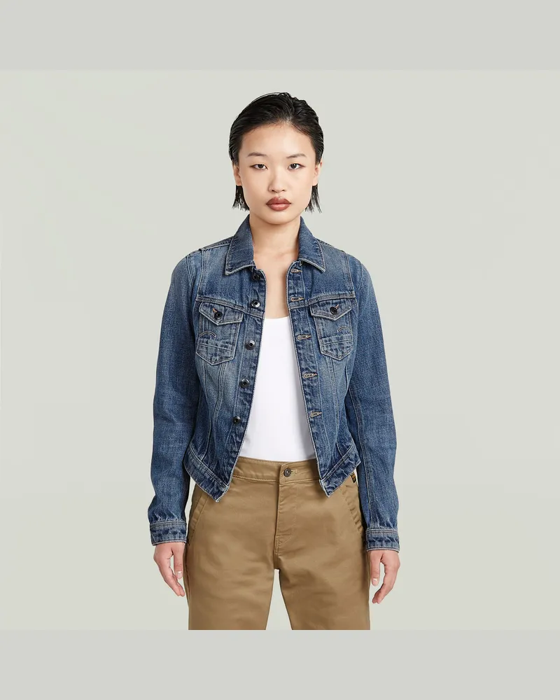 G-STAR RAW Pitched Hem Slim Jacke - Andere - Damen Andere