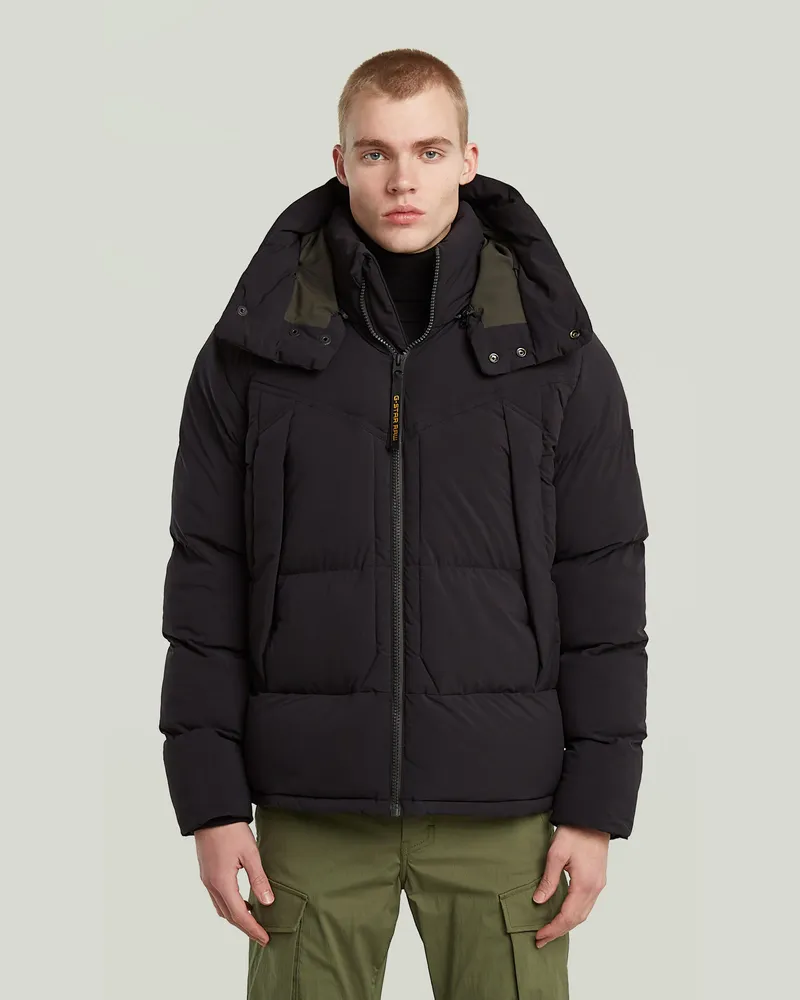 G-STAR RAW G-Whistler Padded Hooded Jacke 2.0 - Schwarz - Herren Schwarz