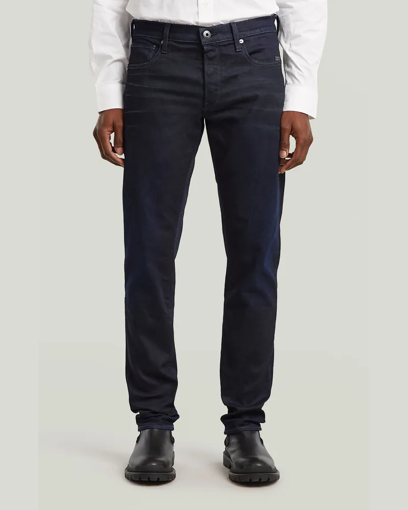 G-STAR RAW 3301 Regular Tapered Jeans II - Dunkelblau - Herren Dunkelblau