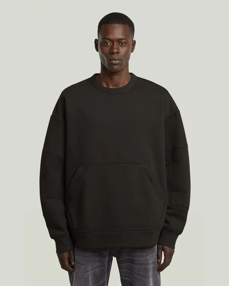 G-STAR RAW Constructed Loose Sweatshirt - Schwarz - Herren Schwarz