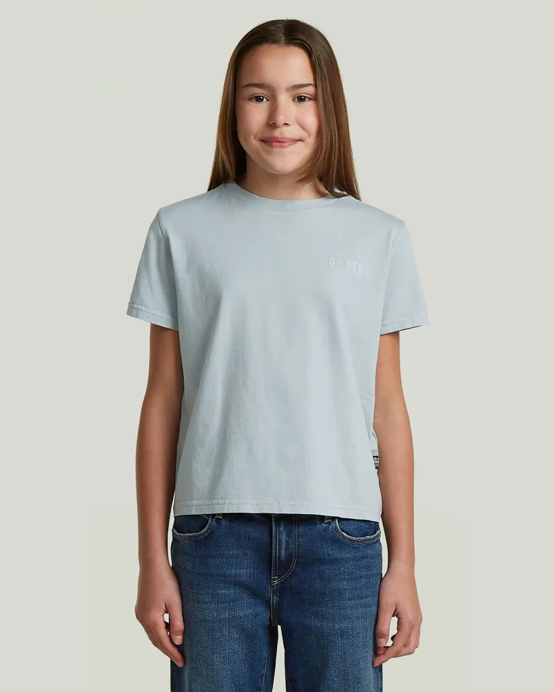 G-STAR RAW Girls Miller T-Shirt - Hellblau - mädchen Hellblau