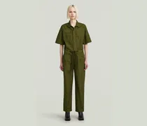 Army Jumpsuit - Grün - Damen
