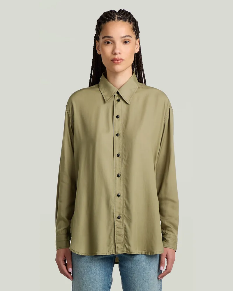 G-STAR RAW Dress Shirt Long Sleeve - Grün - Damen Grün