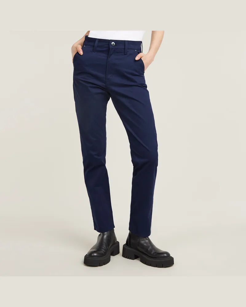G-STAR RAW Slim Chino - Dunkelblau - Damen Dunkelblau