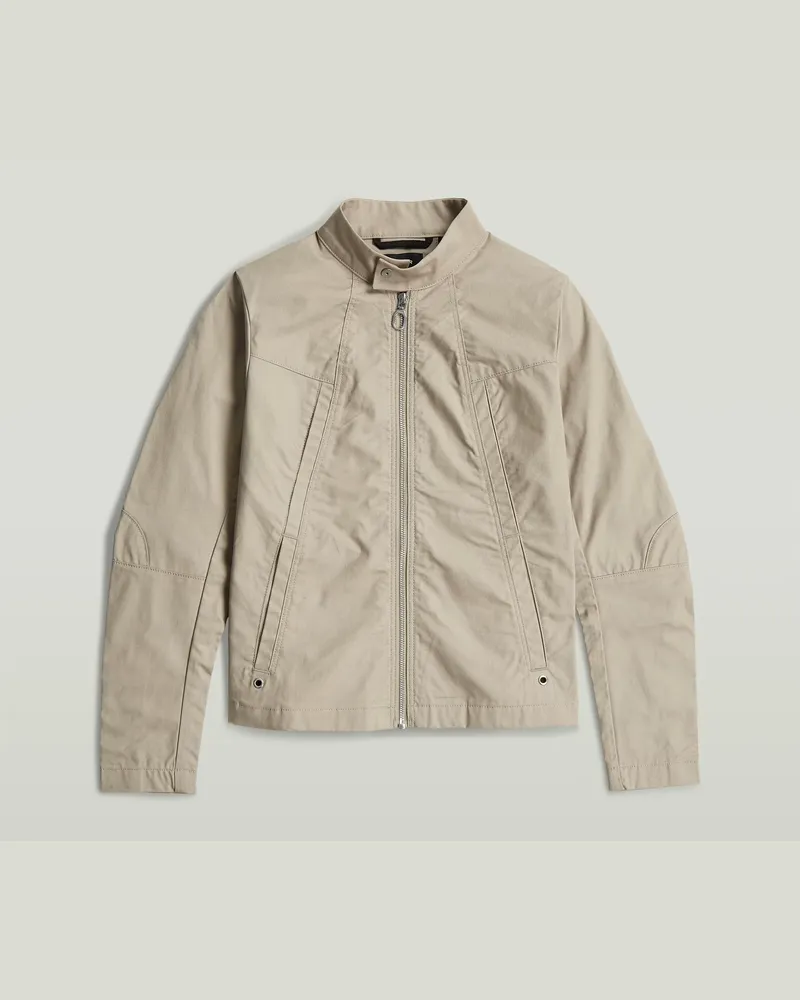 G-STAR RAW Biker Jacke - Beige - Damen Beige