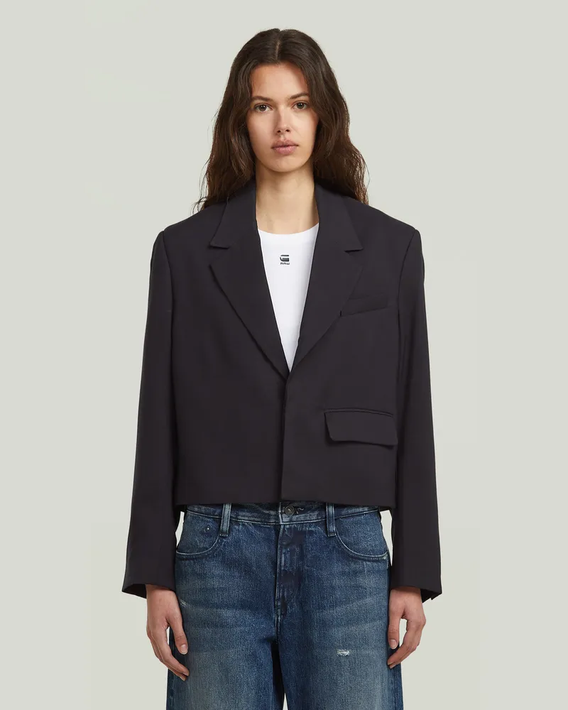 G-STAR RAW Short Blazer - Schwarz - Damen Schwarz