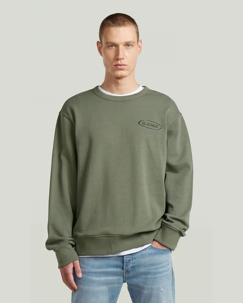 G-STAR RAW 90s Logo Sweatshirt - Grün - Herren Grün