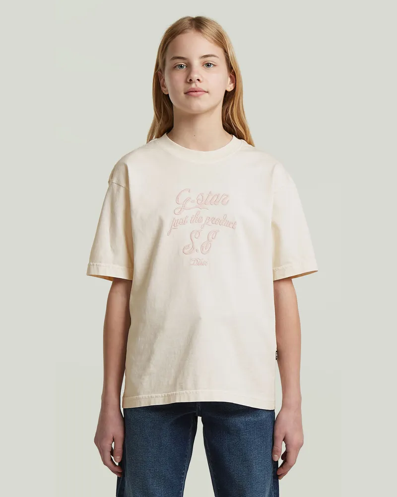 G-STAR RAW Girls Oversized Top - Beige - mädchen Beige