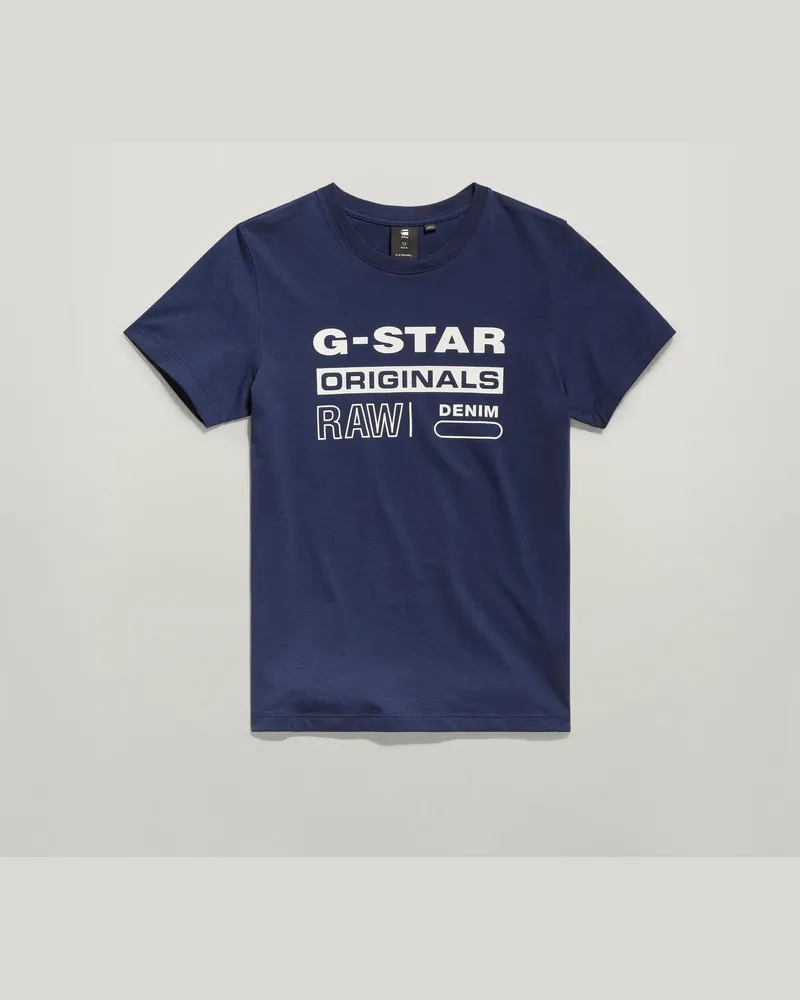 G-STAR RAW Jungen T-Shirt  Originals - Dunkelblau - jungen Dunkelblau