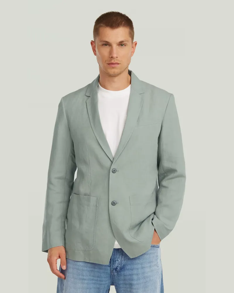 G-STAR RAW Summer Undone Blazer - Grün - Herren Grün