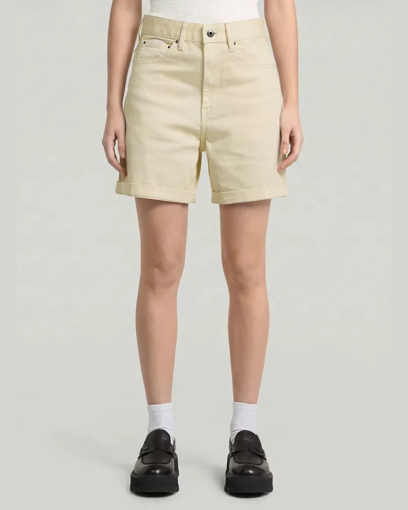 G-STAR RAW Judee Shorts Clean Edge - Weiß - Damen Weiß