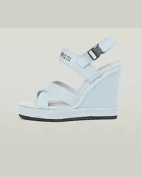 G-STAR RAW Bodana Cross Strap Denim Wedge Absatzschuh - Mehrfarbig - Damen Mehrfarbig