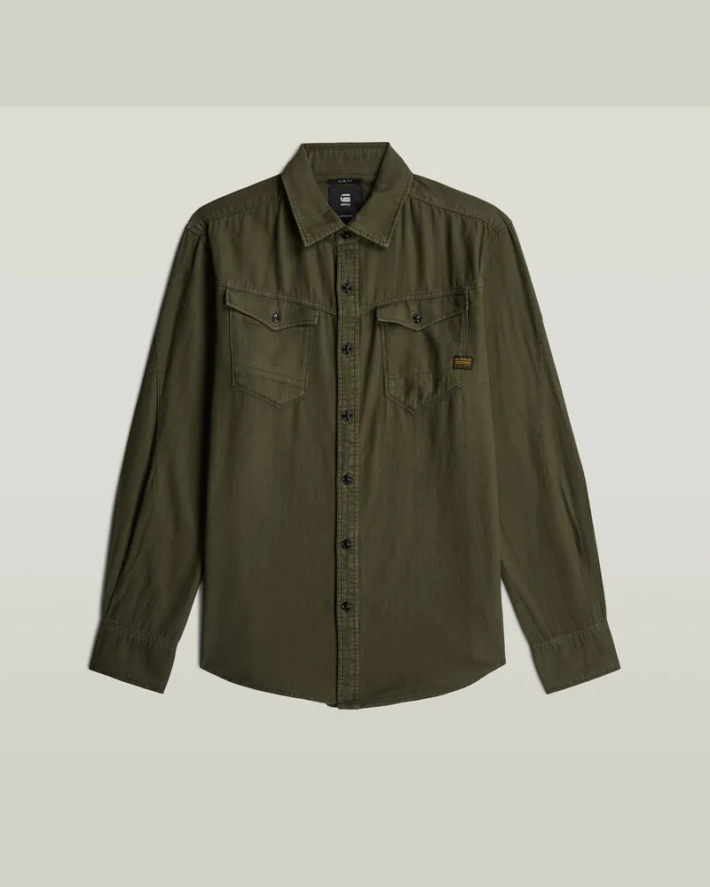 G-STAR RAW Arc 3D Slim Hemd - Grau - Herren Grau