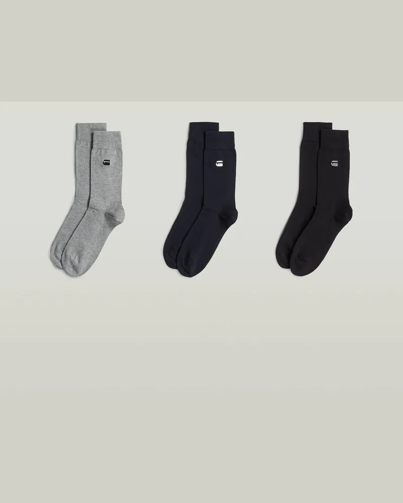 G-STAR RAW Socks 3er-Pack - Mehrfarbig - Herren Mehrfarbig