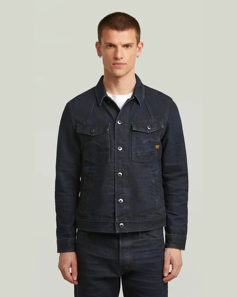 G-STAR RAW A-Line Slim Jacke - Dunkelblau - Herren Dunkelblau