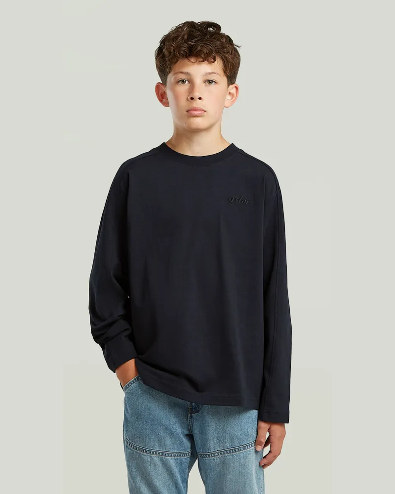 G-STAR RAW Boys Interst Boxy T-Shirt - Dunkelblau - jungen Dunkelblau