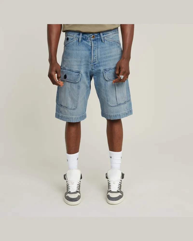 G-STAR RAW Bend 3D Cargo Shorts - Hellblau - Herren Hellblau
