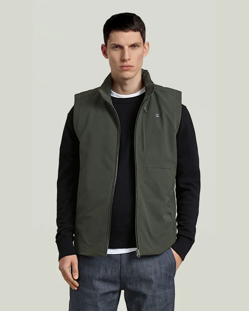 G-STAR RAW Fredrik Correct Padded Weste - Grau - Herren Grau