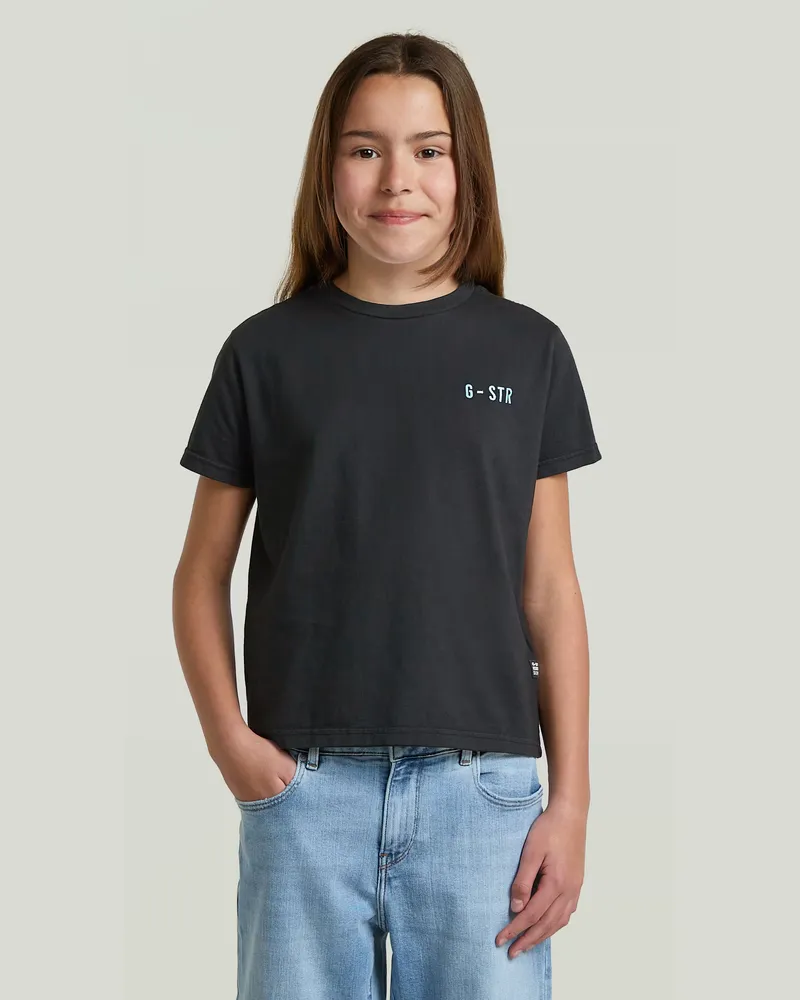 G-STAR RAW Girls Miller T-Shirt - Schwarz - mädchen Schwarz