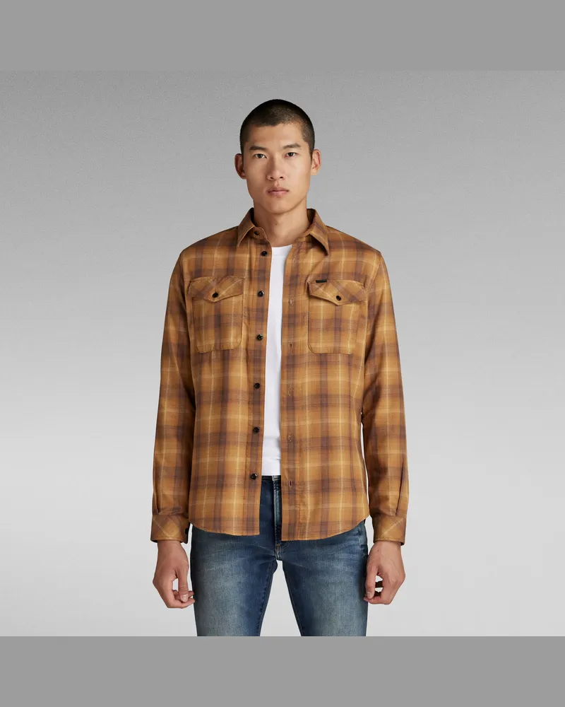 G-STAR RAW Marine Slim Hemd - Mehrfarbig - Herren Mehrfarbig
