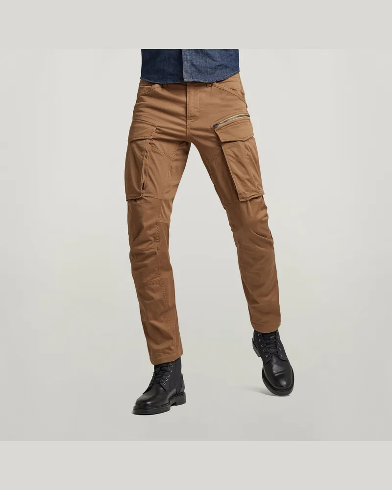 G-STAR RAW Rovic Zip 3D Regular Tapered Hose - Braun - Herren Braun