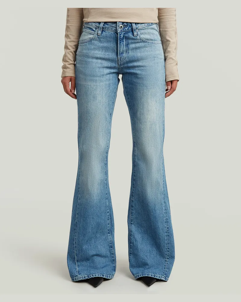 G-STAR RAW Stevey Flare Jeans - Mittelblau - Damen Mittelblau