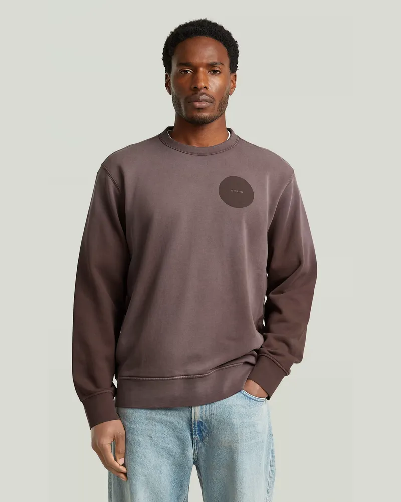 G-STAR RAW Sunfaded Sweatshirt - Braun - Herren Braun