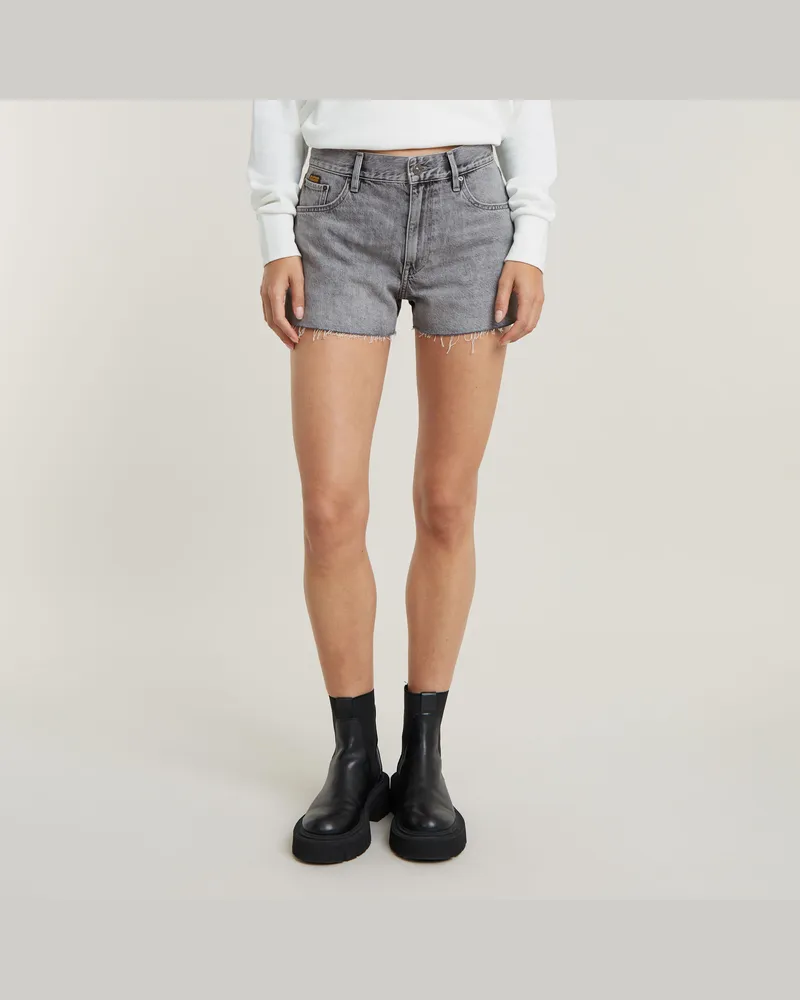 G-STAR RAW True Shorts Raw Edge - Grau - Damen Grau