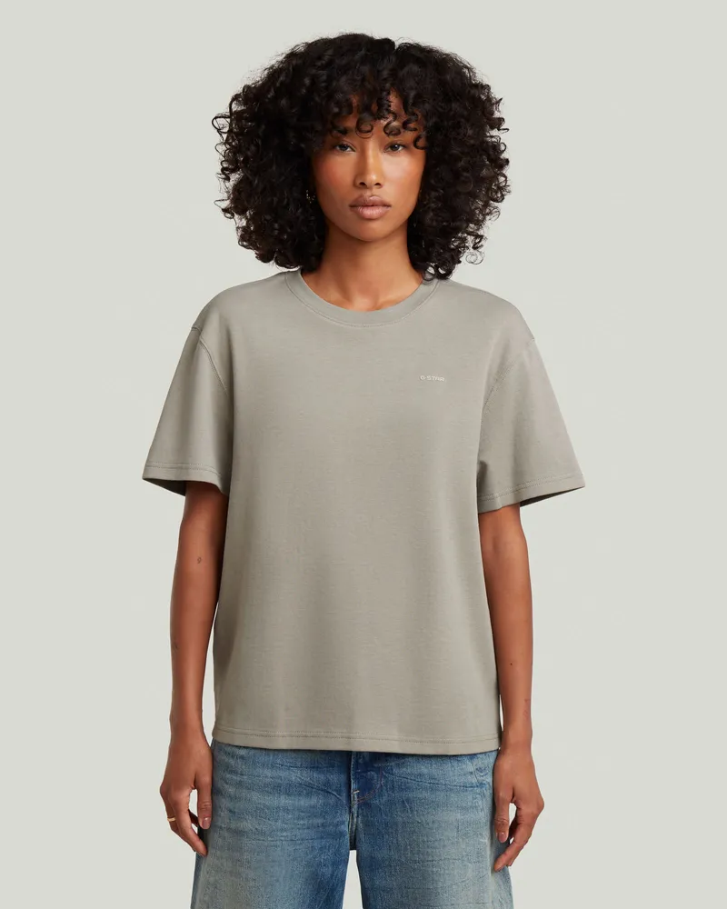 G-STAR RAW Logo T-Shirt - Beige - Damen Beige