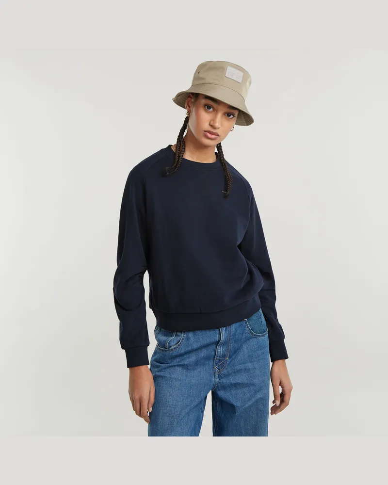 G-STAR RAW Sleeve Construction Sweatshirt - Dunkelblau - Damen Dunkelblau