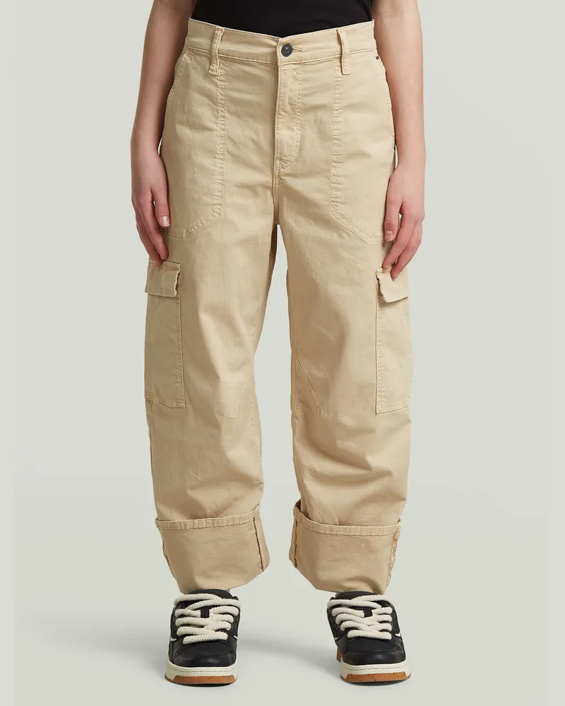 G-STAR RAW Girls Cargo 3D Boyfriend Hose - Beige - mädchen Beige