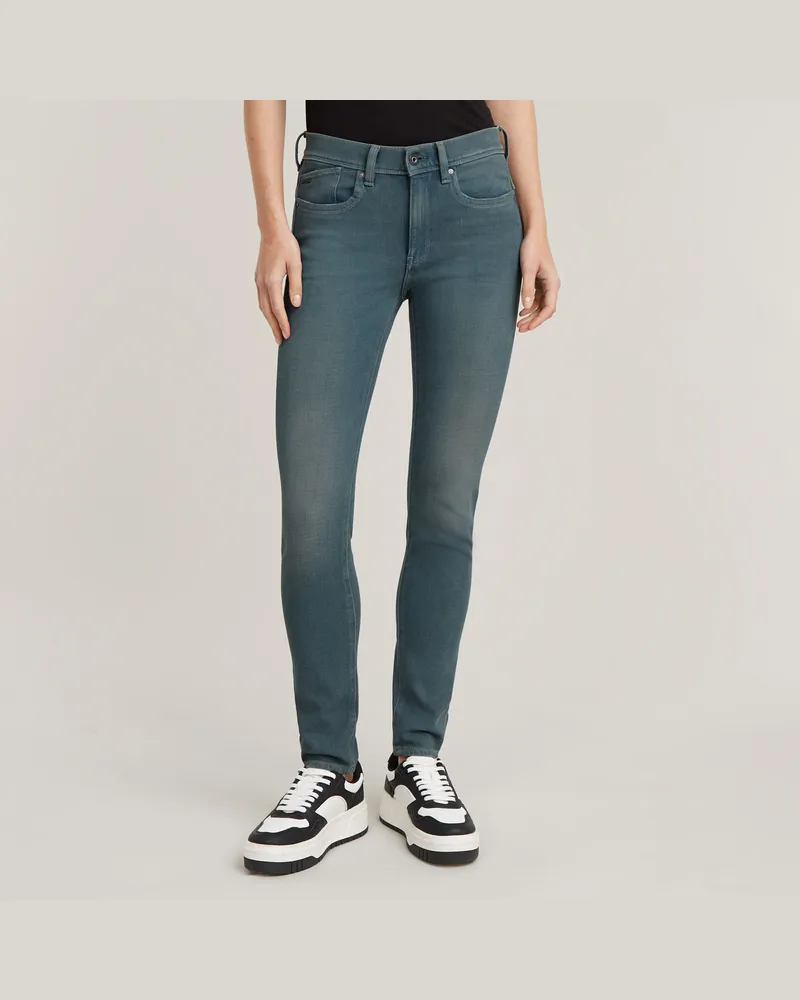 G-STAR RAW Lhana High Super Skinny Jeans - Dunkelblau - Damen Dunkelblau