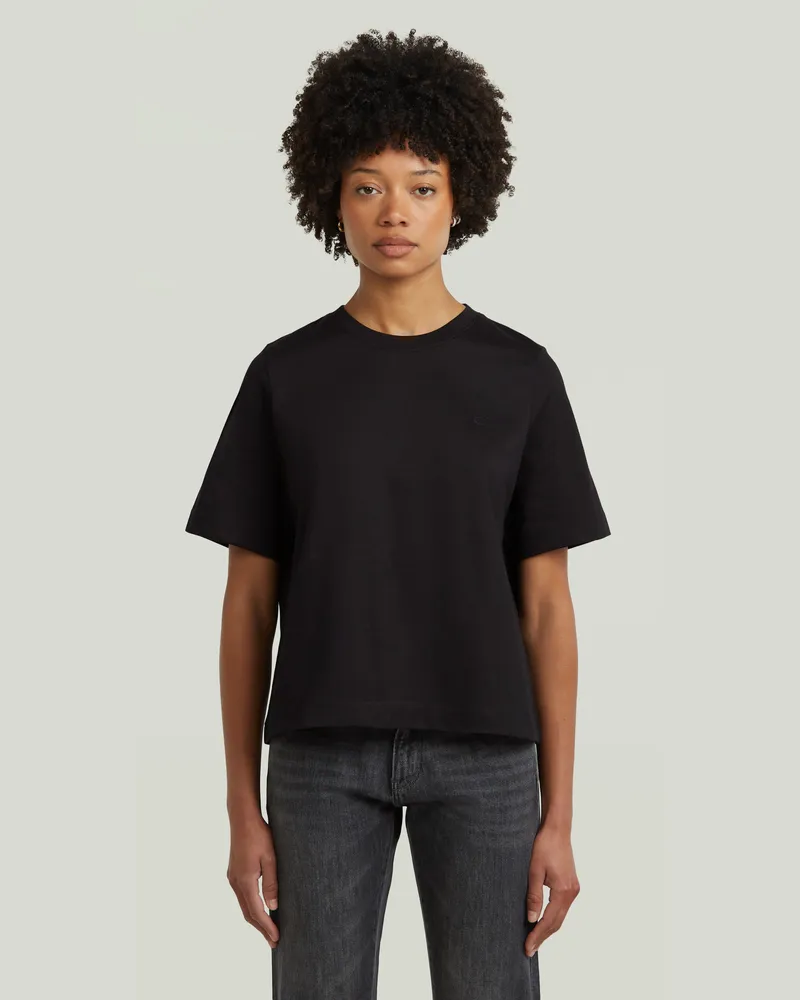 G-STAR RAW Boxy T-Shirt - Schwarz - Damen Schwarz